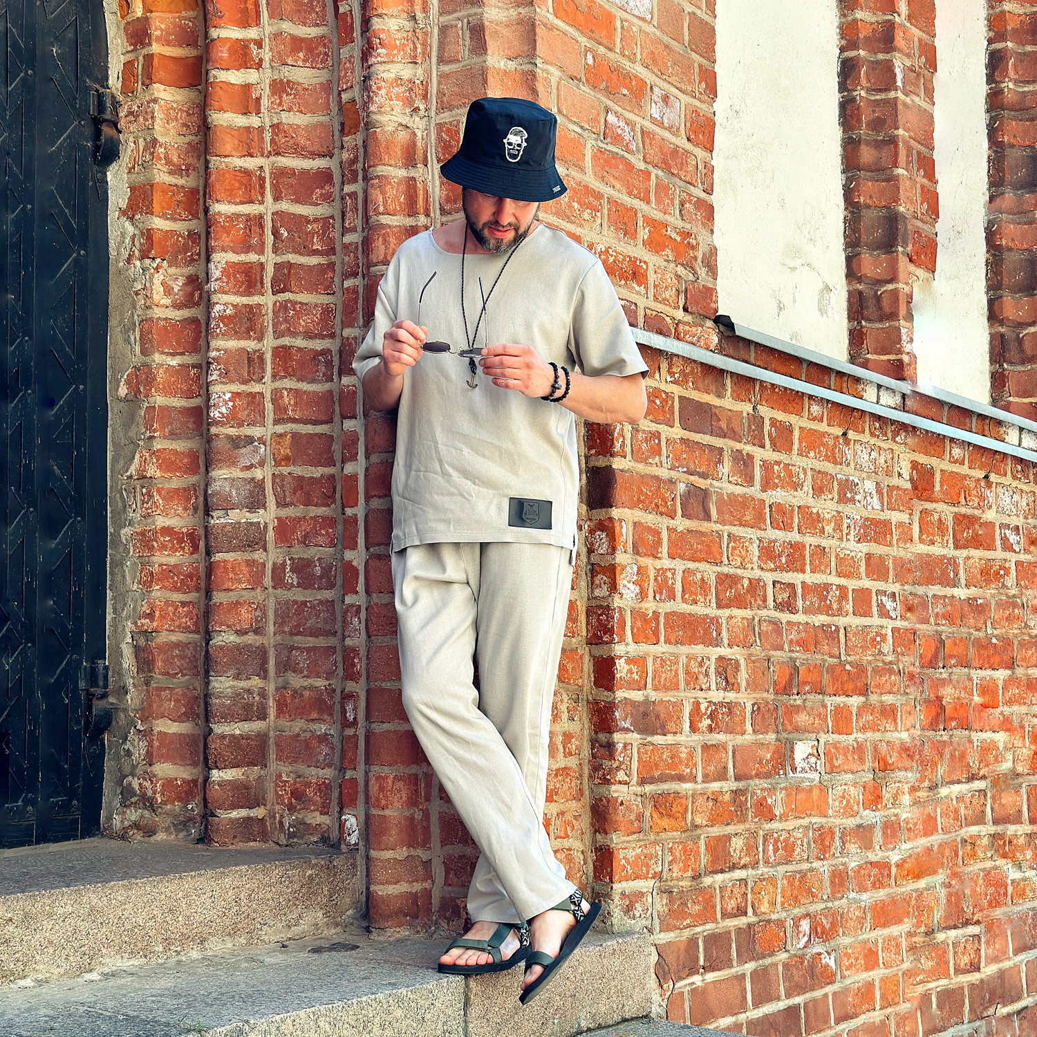 LINEN palaidinė + kelnės