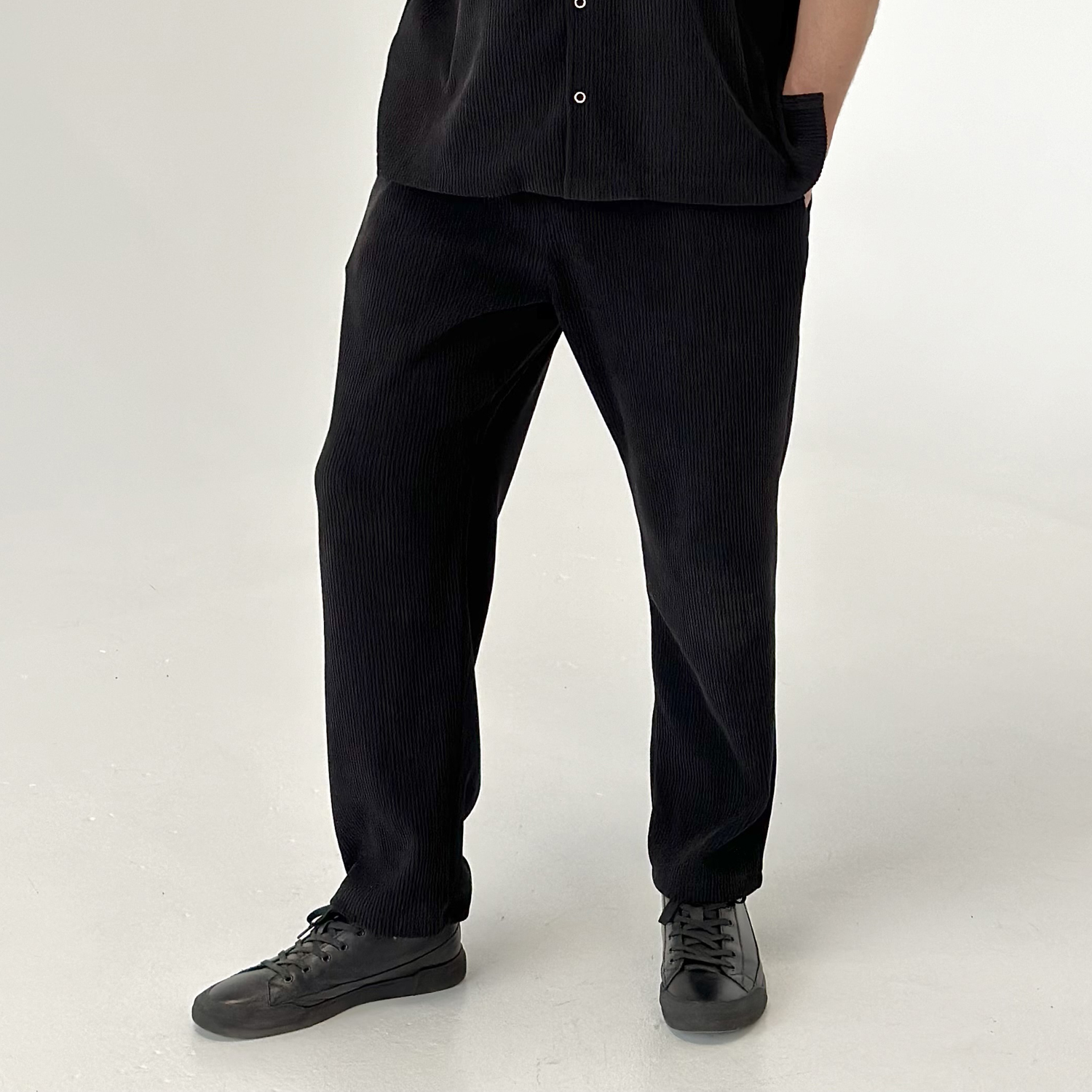 Kelnės VELVET Black