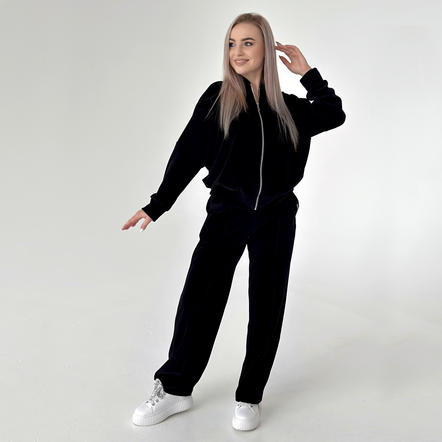 Laisvalaikio džemperis KIMONO Black