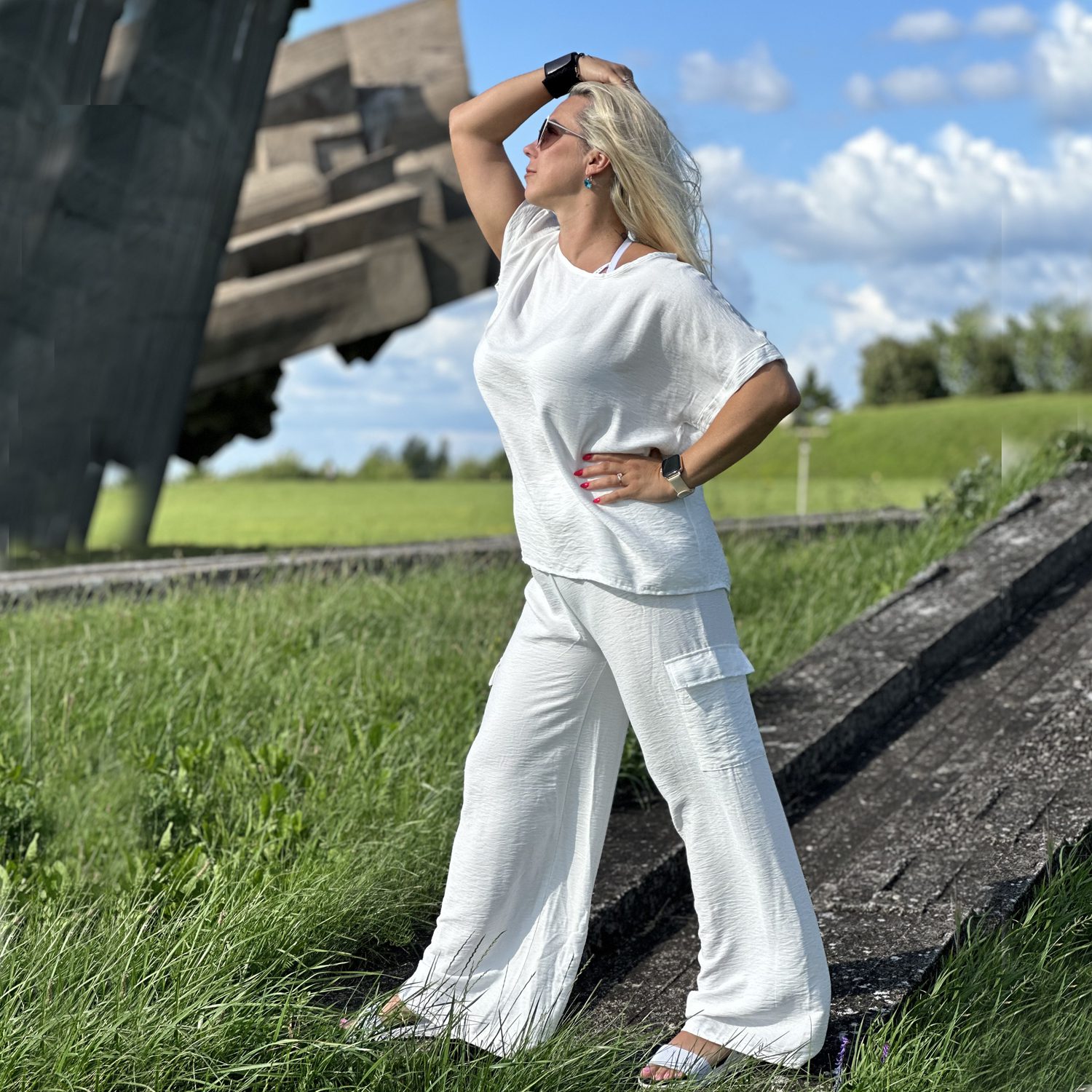 Oversize komplektas WHITE - Image 3