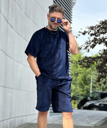 ROYAL BLUE komplektas palaidinė + šortai