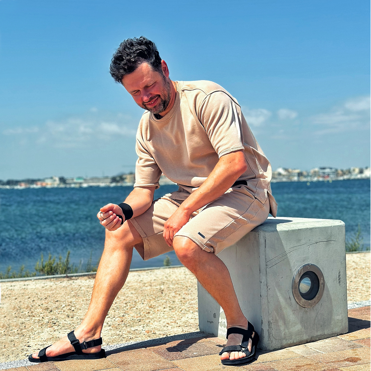 SAND komplektas palaidinė + šortai - Image 5