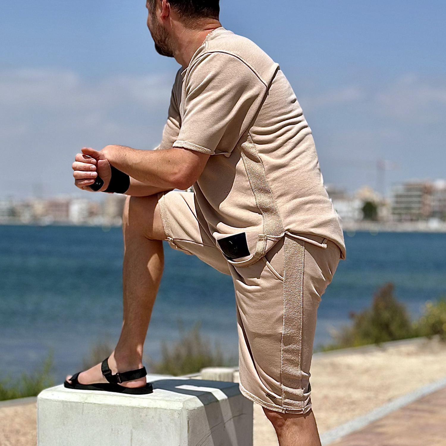 SAND komplektas palaidinė + šortai - Image 4